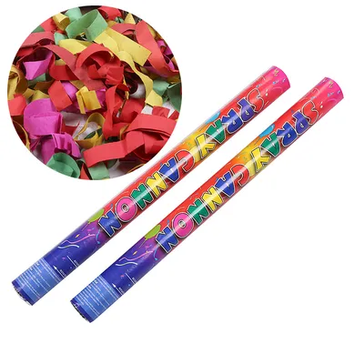 Factory Direct Selling Avant-Garde Color Long Paper Is Safe and Friendly Confetti Cannon