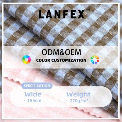 Premium Custom Stripe Knitted Fleece Velvet Fabric for Garments