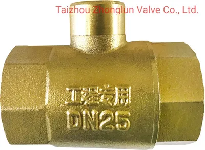 Zl-1033 Bsp NPT Thread Long Lever Batterfly Handle Brass Lockable Ball Valve
