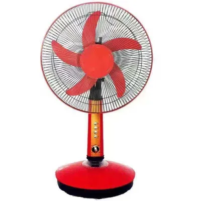 16/18 Inch Rechargeable Table Fan with Solar Panel Stand Fan AC DC 12V/240V Electric Fan Home
