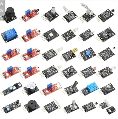 Hot Sale 37 in 1 Sensor Kit for Arduino Sensor Module Compatible for Arduino Uno Mega 2560 Board