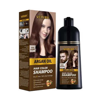 Veinira New Product Tintes Para EL Cabello Hair Dye Black Hair Shampoo