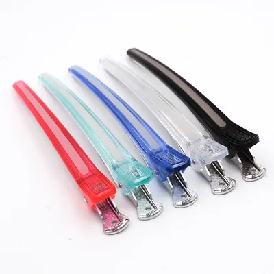 Salon Hair Alligator Duckbill Clip Metal Translucent Set Clip Hair Accessories Hairpins