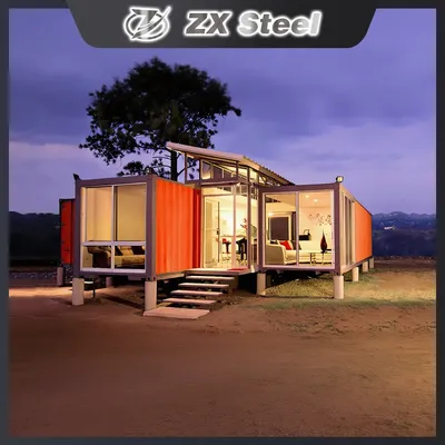 Customized Modular Prefab House Container Home Compact Flat Pack