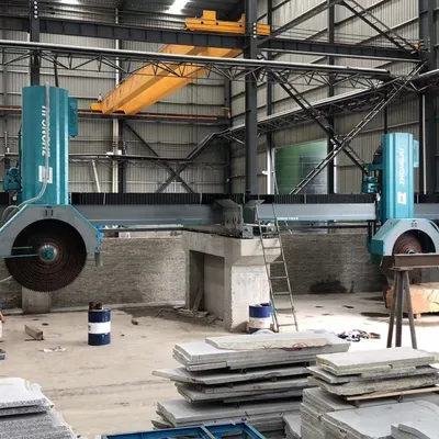 Professional Heavy-Duty Granite Cutting Machine with Dust Guard