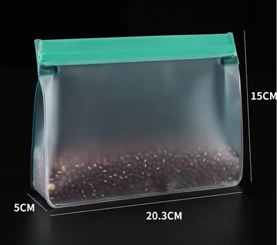 Fresh-Keeping Food Storage Bag Reusable Storage Leak Proof Freezer Lock Bags Kitchen Organizer Bag