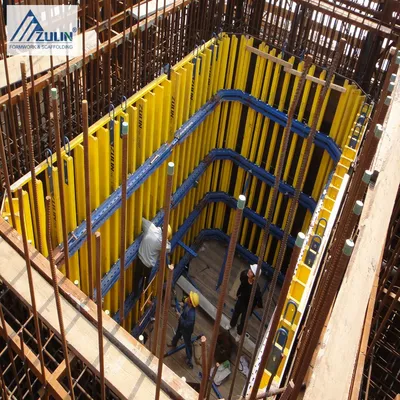Timber Beam Core Tube Formwork Shaft Platform for Elevator Stairwall