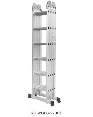 En131 7m 4X6step Aluminium Work Platform with Big Joint Multipurpose Ladder