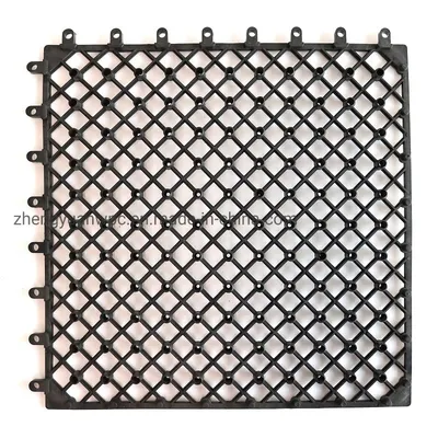 Outdoor Waterproof Crack Resistant WPC Deck Tile Plastic Base Composite DIY Tiles Plastic Interlocking Base