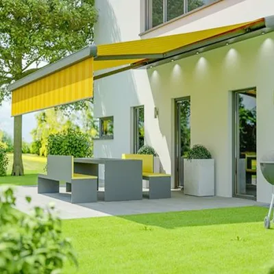 Customizable Full Cassette Awning for Balcony