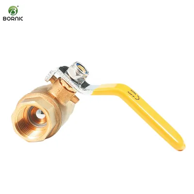 Bornic Hot Sale Bsp Thread Brass Gas Ball Valve Brass Ball Valve