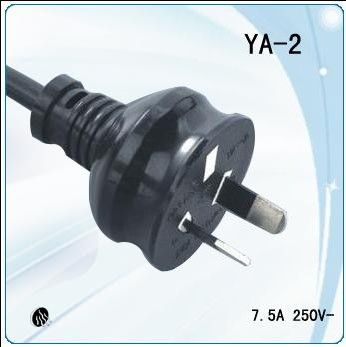 Australian SAA Power Cord with Electric Plug (YA-2)