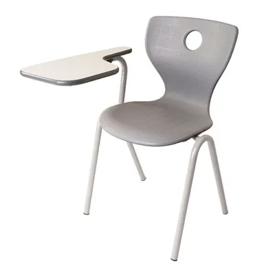 Comfortable School Furniture Classroom Training Study Student Chair with Writing Pad