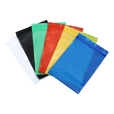 High Quatity Colored Film Plastic LDPE Packaging Ziplock Bag for Industrial