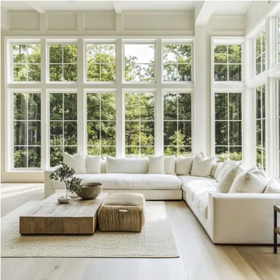Hurricane-Impact Resistant Security Aluminum Window with Screen Window