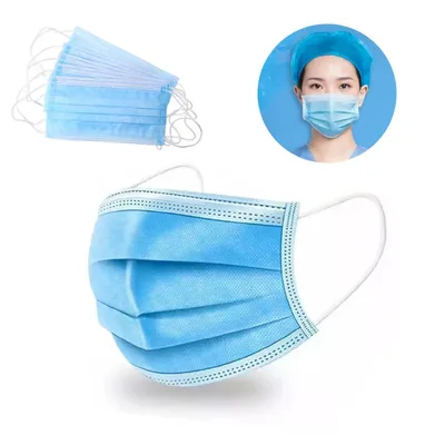 Factory Supply Disposable 3 Ply Face Mask with 95 Melt-Blown Filter
