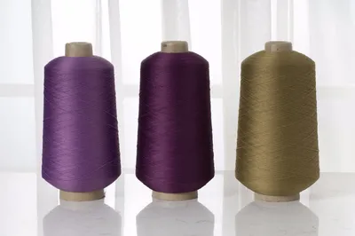 Colored Polyester Yarn Nylon Copy Polyester Yarn