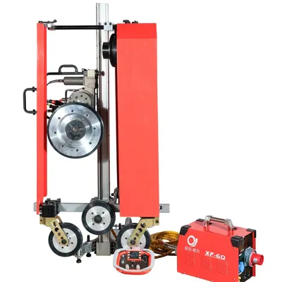 Firm High Frequency Wire Saw Cutting Machine for Natural Stone Site Cutting Projects