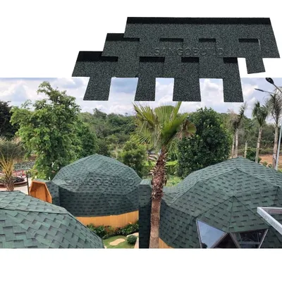 Weather-Resistant Roof Tiles Fiberglass Structural Roofing Materials Economical Asphalt Roofing Shingle