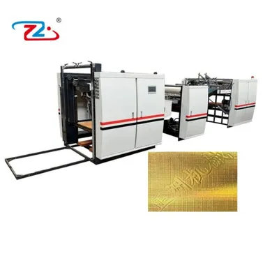 New Product Industrial Sheet Automatic Paper Embossing Machine for Paper Mill Production