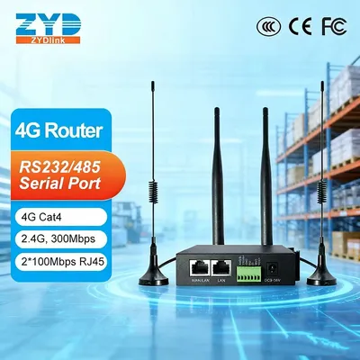 High Speed Industrial 4G LTE Router Provides Efficient Connection for Smart Factory Automation Projects