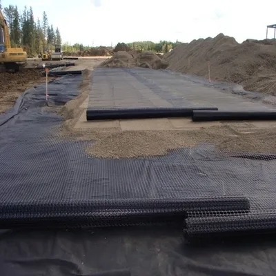 PP Grid for Paver Driveway Country Road Plastic Geogrid for Soil Stabilization