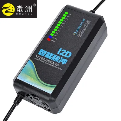 High Performance 12V Smart Charger with Reverse Polarity Protection