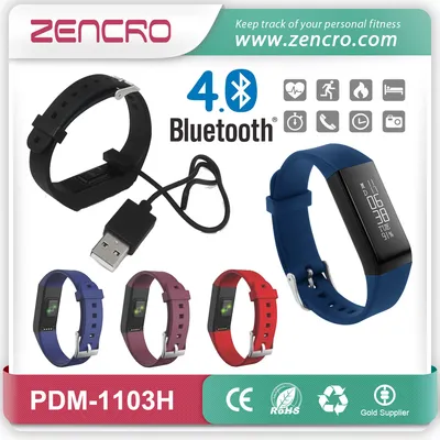 High Quality Fitness Bluetooth Heart Rate Smart Wristband Activity Tracker