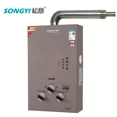 Durable Material Indoor Installation Gas Water Heater with Venting System