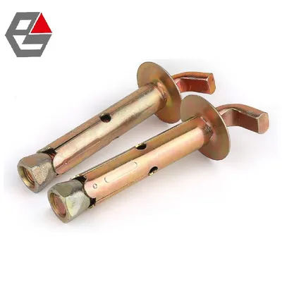 Carbon Steel Yellow Zinc J Shaped Sleeve Anchor Expansion Bolt Anchor