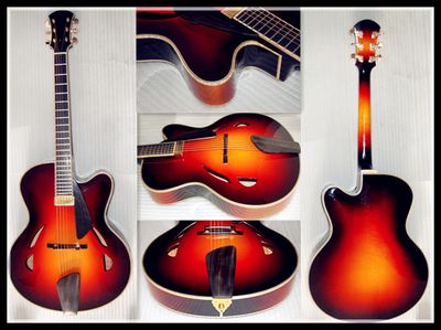 6 String Jazz Guitar with Solid Wood (YZ-18S)
