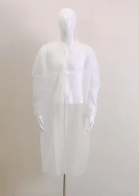 35GSM PP Non-Woven Lab Coat Disposable Isolation Gown FDA Approved