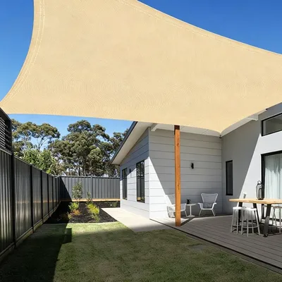 Cool Area Sun Shade Sail for Patio Backyard Rectangle or Square Shape