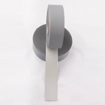 Grey Heat-Transfer Reflective Film Iron on Fabric