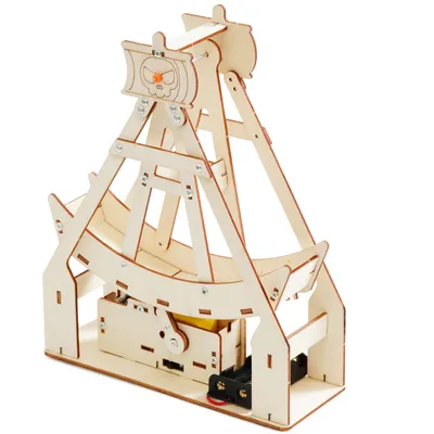 Pirate Ship Kit Children DIY Stem Creative Scientific Programming Technology Learning Wooden Steam Educational Toy