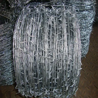 Hot Galvanized Barbed Wire 25kgroll Arame Farpado 500m Galvanized Weight Cheap Barbed Wire Mesh