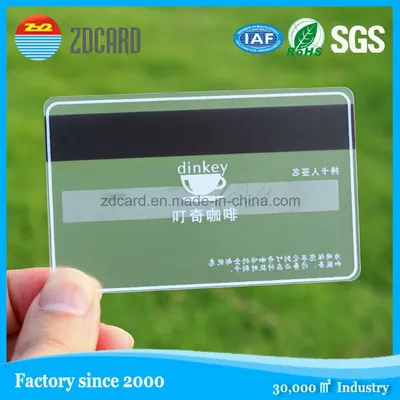 Custom PVC Material Transparent Business Card