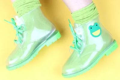 2015 Fashion Colorful Kids/Children PVC Martin Rain Boots