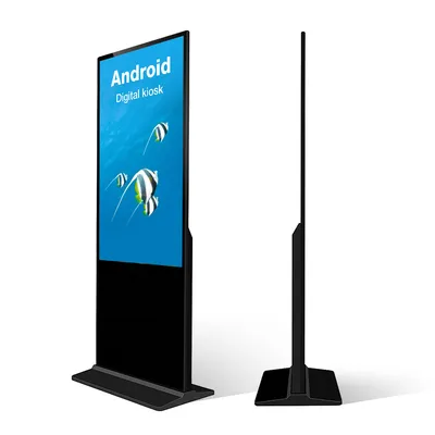 65 Inch Large Format Floor Standing Interactive Display 4K Touch Screen Digital Signage for Events/Lobbies