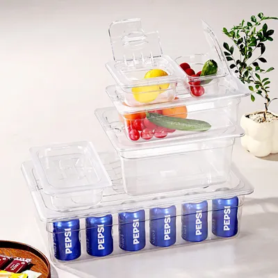 Plastic Gn Pans - Transparent Rectangular PC Containers High Quality