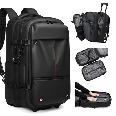 Tsa Lock USB Port Laptop Dry-Wet Separation Without Pump Vacuum Compression Backpack