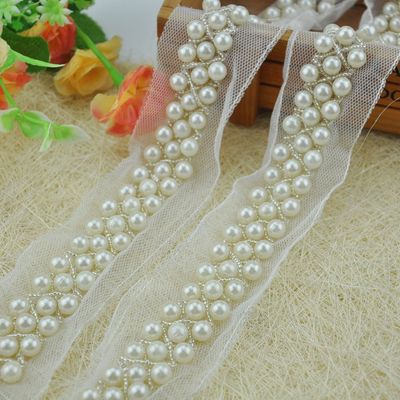 Pearl Beaded Trimming for Garments