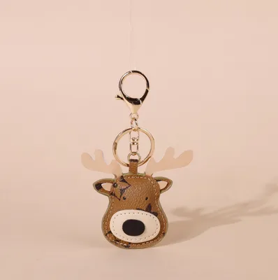 Cute Animal Leather Keychaincartoon Bag Charm Pendant Gift