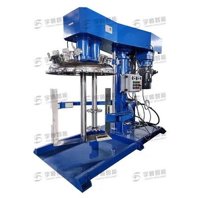 High-Low Speed Dual Shaft Industrial Mixer for Paint
