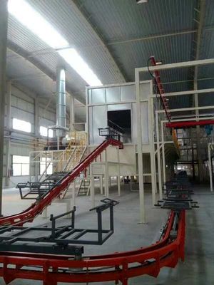 Steel Parts Automatic Paint Spraying Conveyor Line Completely Painting Line
