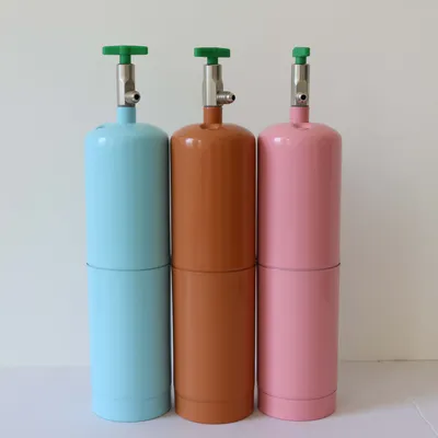 High Quality 1kg Compressed Gas Can Empty Refrigerant Gas R134A Cylinder
