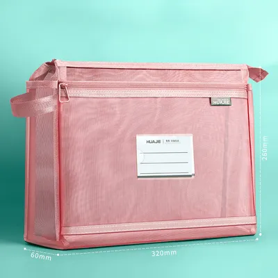 Durable Canvas Pencil Case Tote Bag with Custom Logo, Large Capacity School Stationery Storage Organizer Pouch for Kids