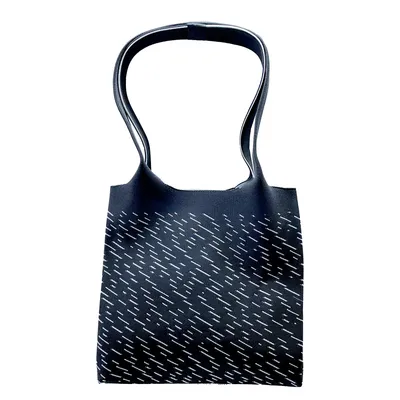 Colorful and Geometric Pattern Designer Knitted Fashion Women Handbag Tote Bag Shoulder Bag Handbag