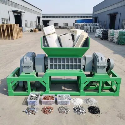 Heavy Duty Two Shaft Shredder Double Shaft Shredder for Scrap Car Shell Shredding