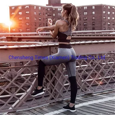 Women's Fitness Workout Clothing Gym Sports Running Slim Leggings Yoga Sets